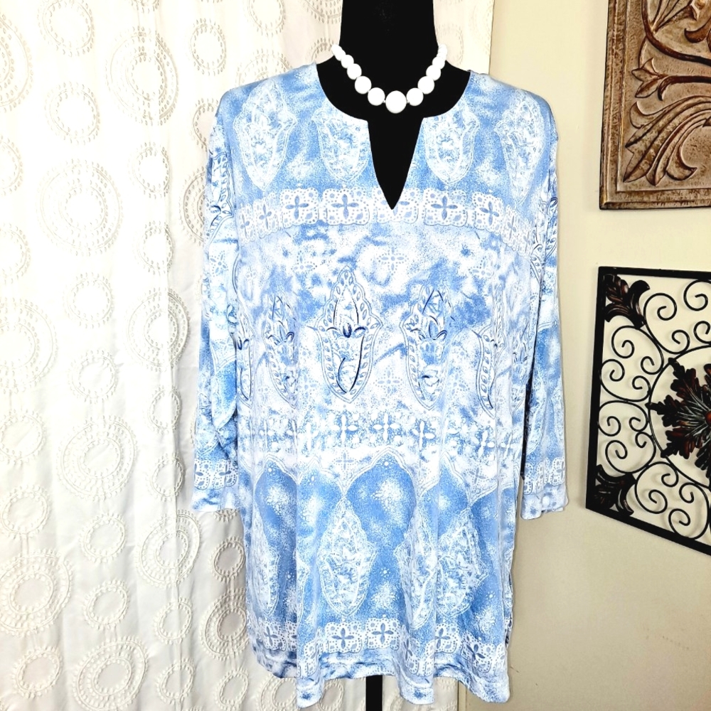 Cathy Essentials Blouse Sz 1X